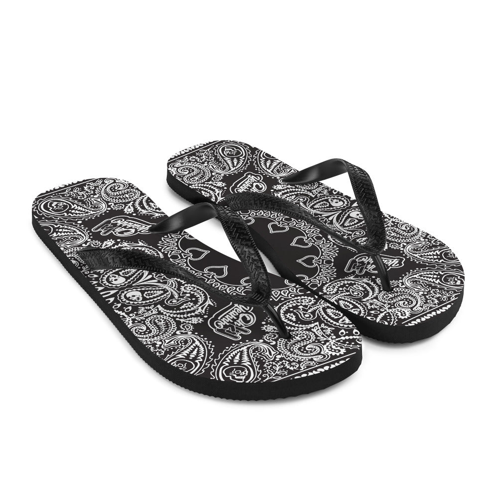 Tongs BANDANA BLACK Oh Yeahhh !