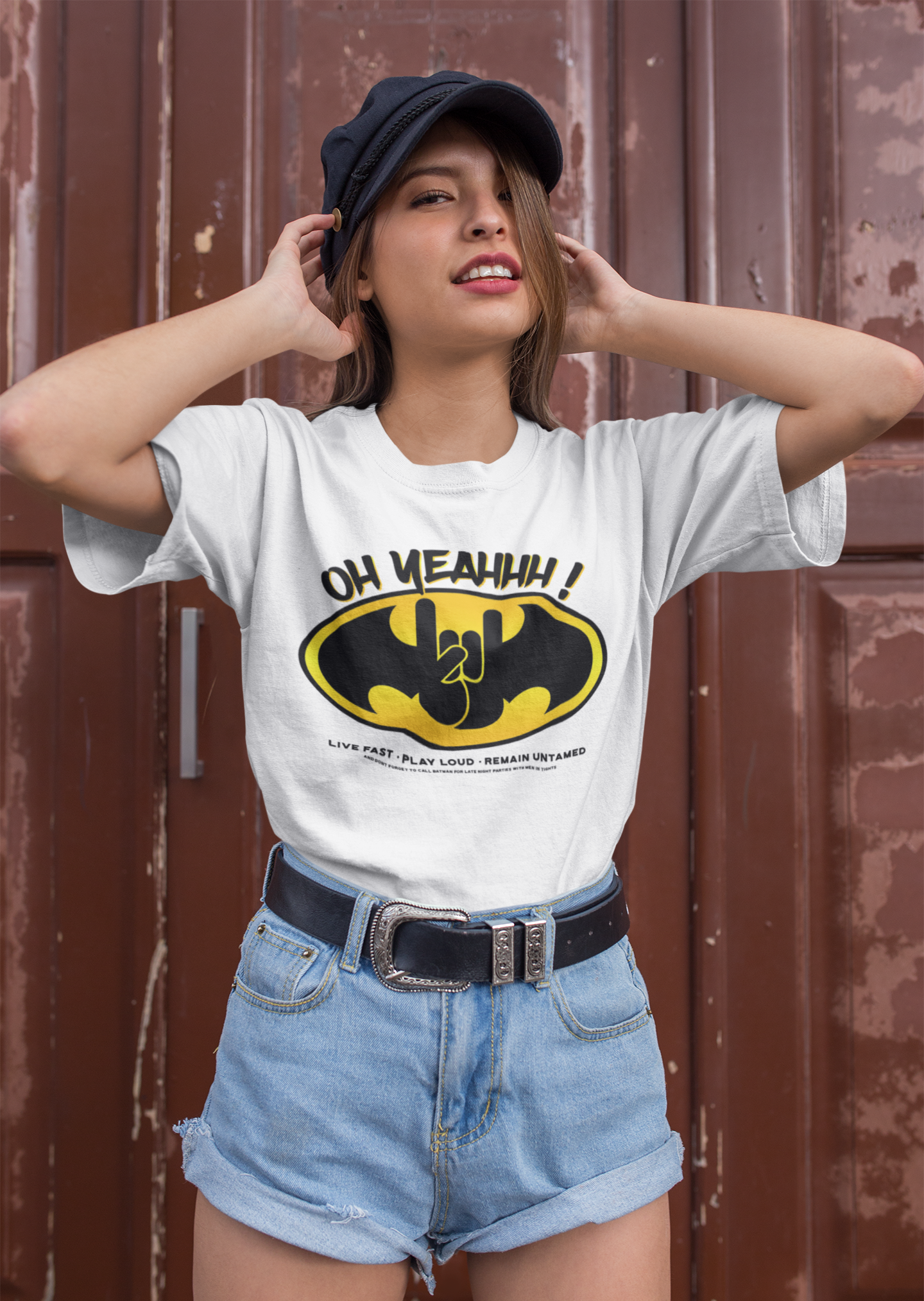 T-shirt femme Metal Horns gotham