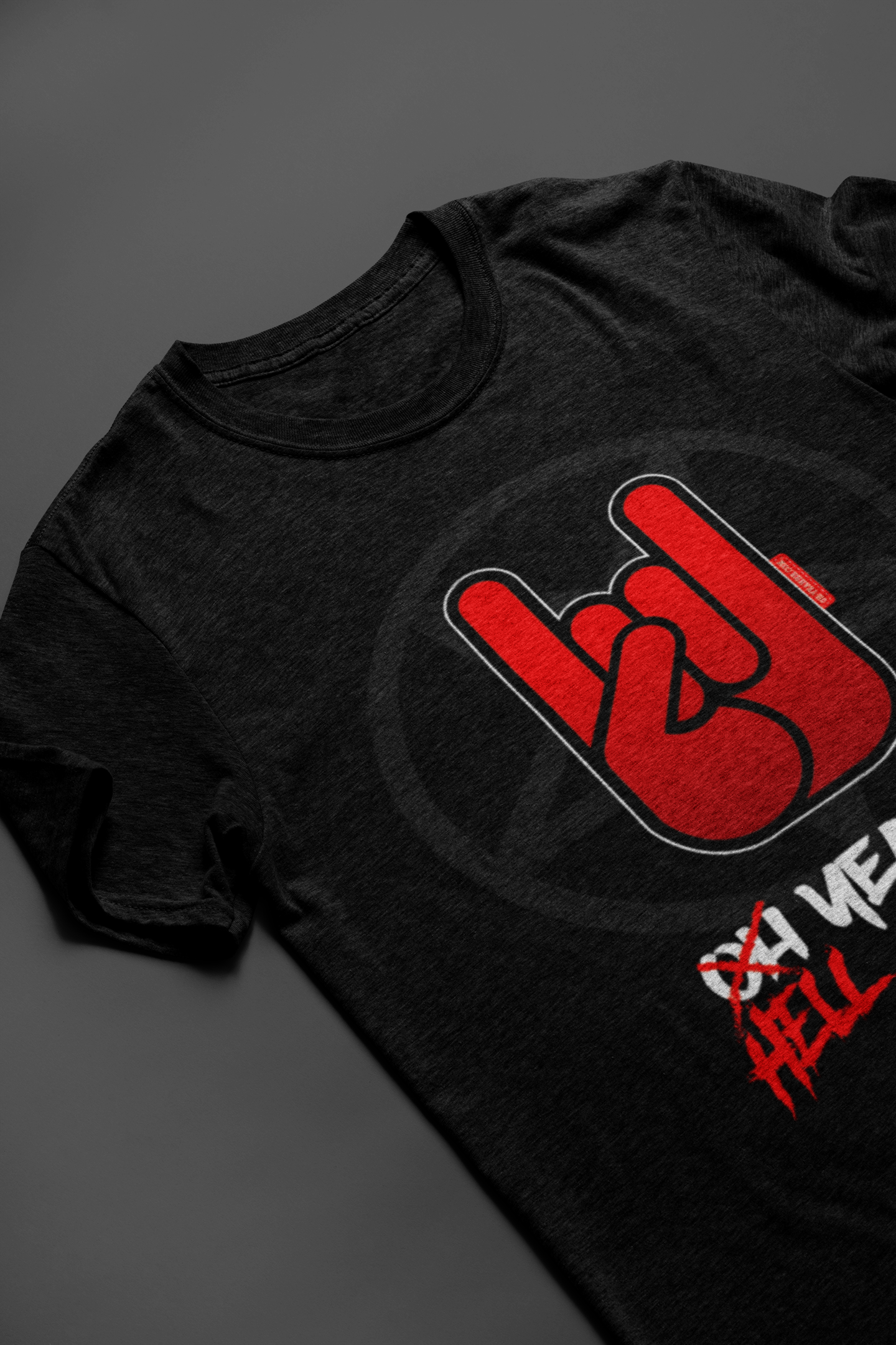 T-shirt Femme OH YEAHHH - "Hell Yeahhh !" Metal Horns