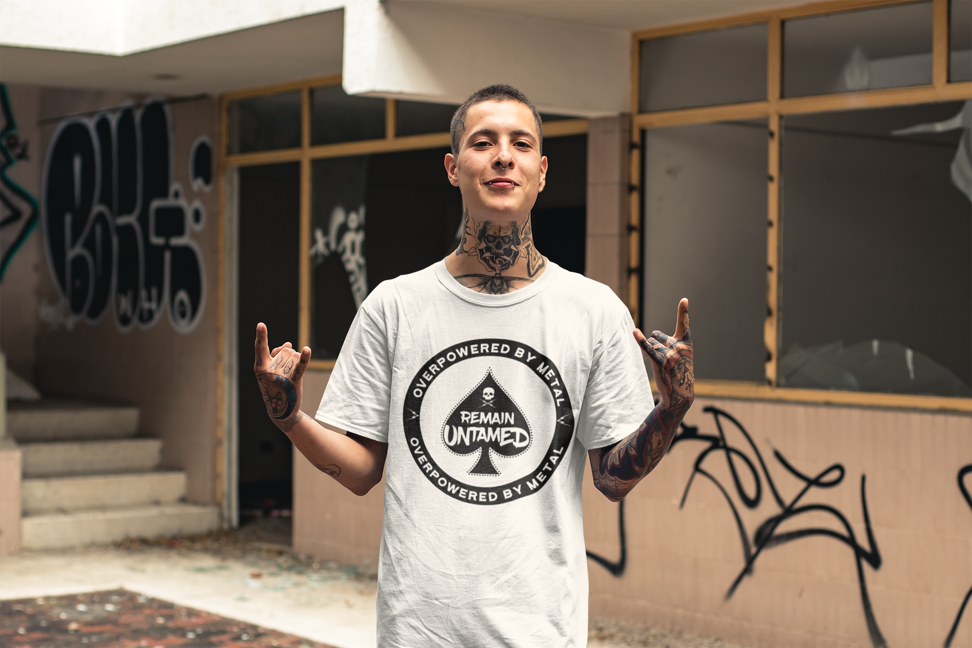 Tshirt rock metal horns oh yeahhh ace of spades motorhead