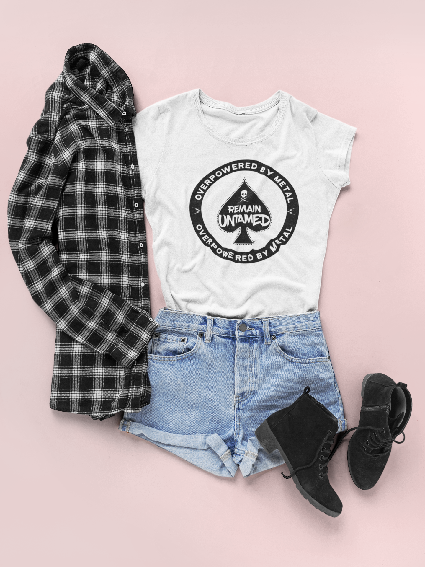 t-shirt femme rock oh yeahhh, ace of spades, skull, motorhead, t shirt, metal, rock style