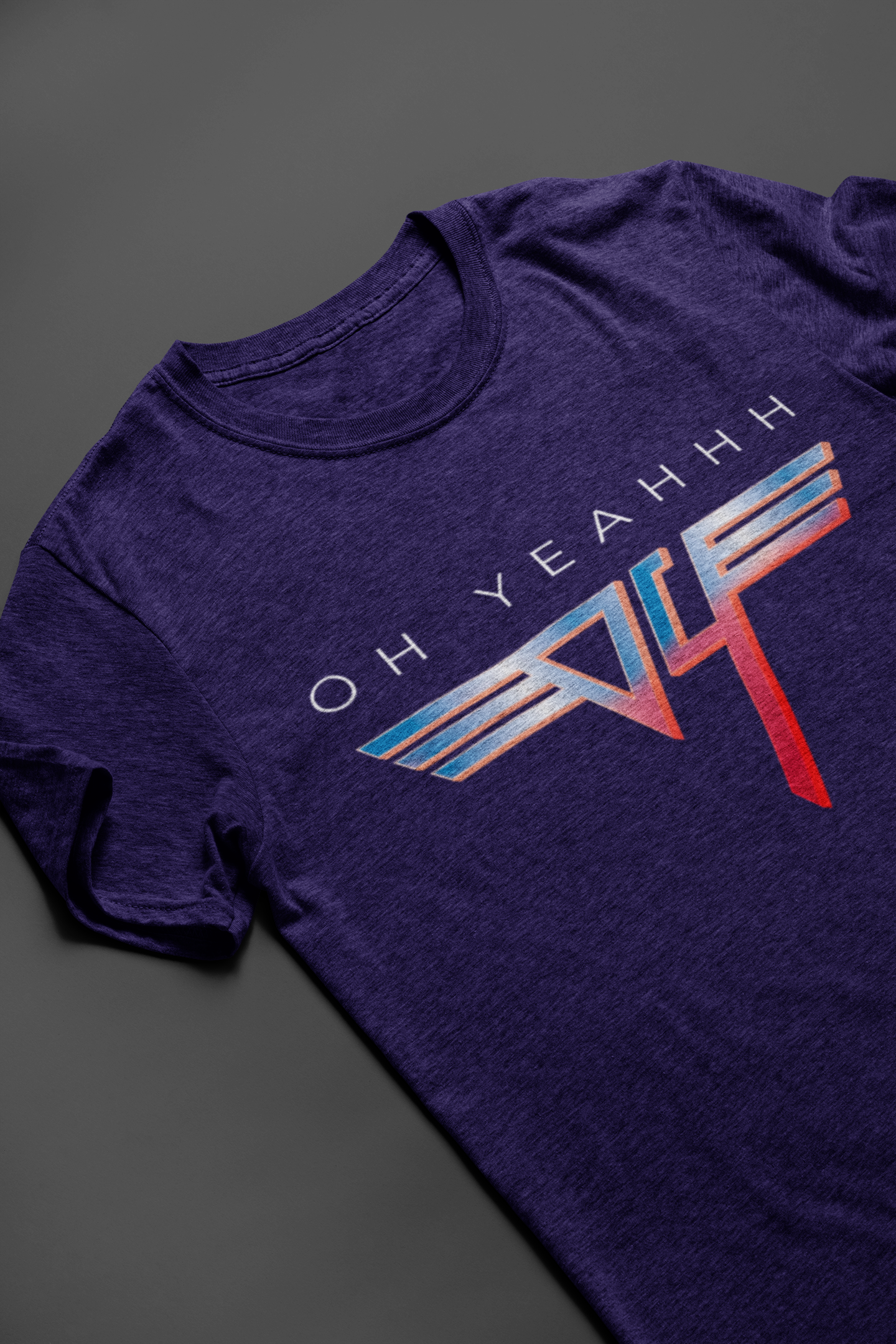T-shirt Oh Yeahhh, VH2, Metal horns, metal sign, oh yeah, rock, metal, Van halen