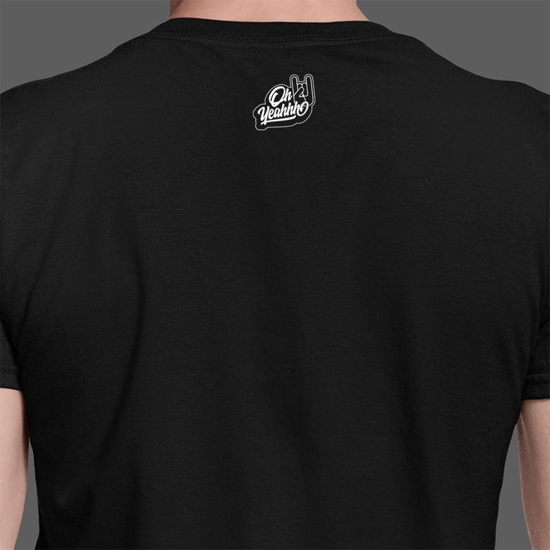T shirt rock metal horns oh yeahhh logo tshirt