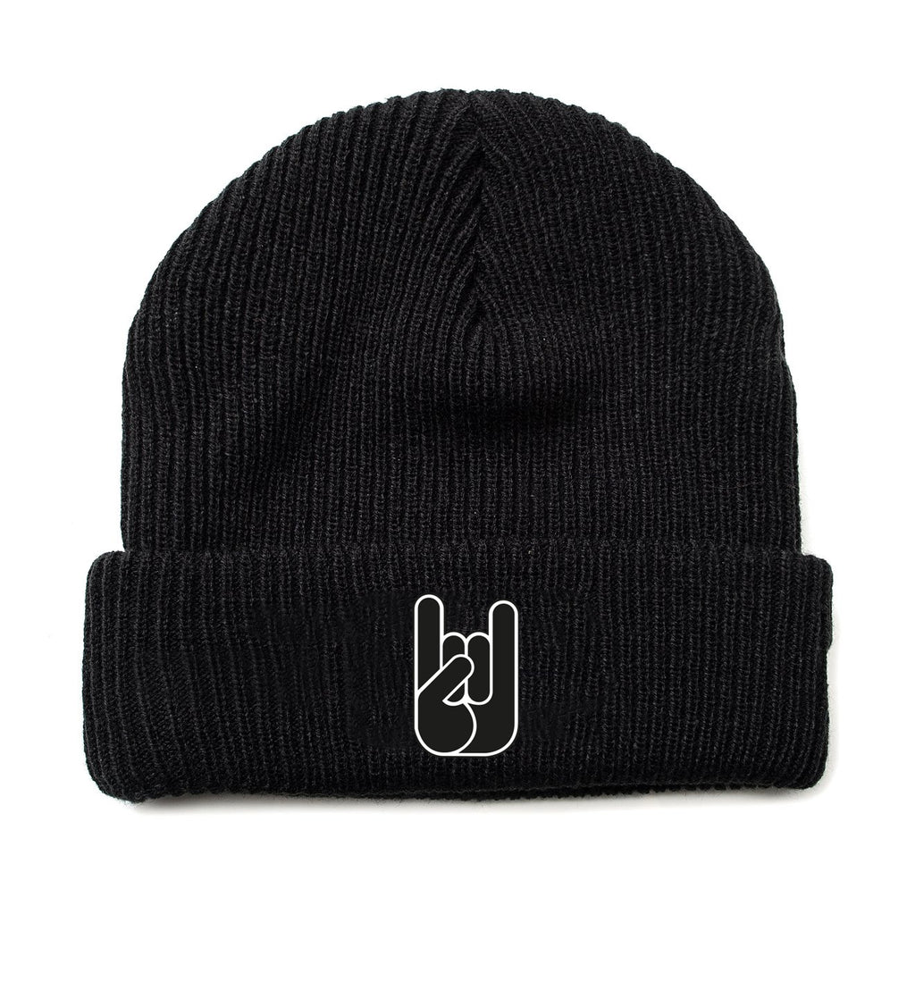 Bonnet OH YEAHHH Metal Horns - Beanie man rock devil sign