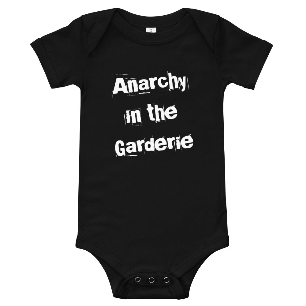 Body bébé OH YEAHHH anarchy in the Garderie punk attitude &00% coton noir