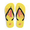 Tongs OH YEAHHH - Insigne PINK on YELLOW