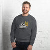 Sweat shirt dark grey, gris foncé oh yeahhh rock homme super confort, heavy metal, devil sign, metal horns pour un look metalhead