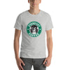 T-shirt Grey Oh Yeahhh, Stabuck, Stardust, Metal horns, metal sign, oh yeah, rock, metal
