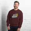 Sweat shirt marron oh yeahhh rock homme super confort, heavy metal, devil sign, metal horns pour un look metalhead