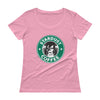 T-shirt Femme OH YEAHHH STARDUST COFFEE - Col Large dispo en 2 coloris