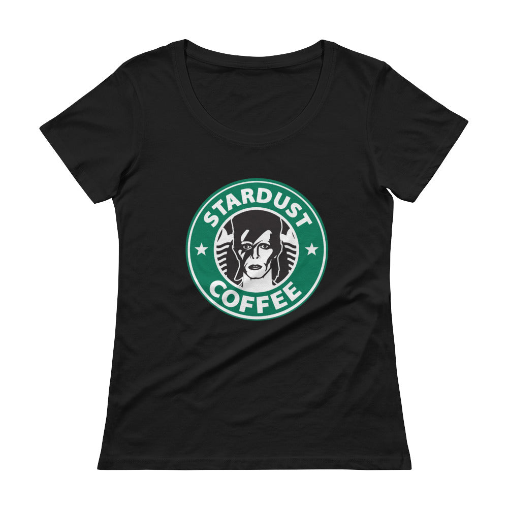 T-shirt Femme OH YEAHHH STARDUST COFFEE - Col Large dispo en 2 coloris