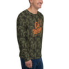 Sweatshirt oh yeahhh, sweat rock camouflage, impression intégrale, metal, metalhorns, metal sign
