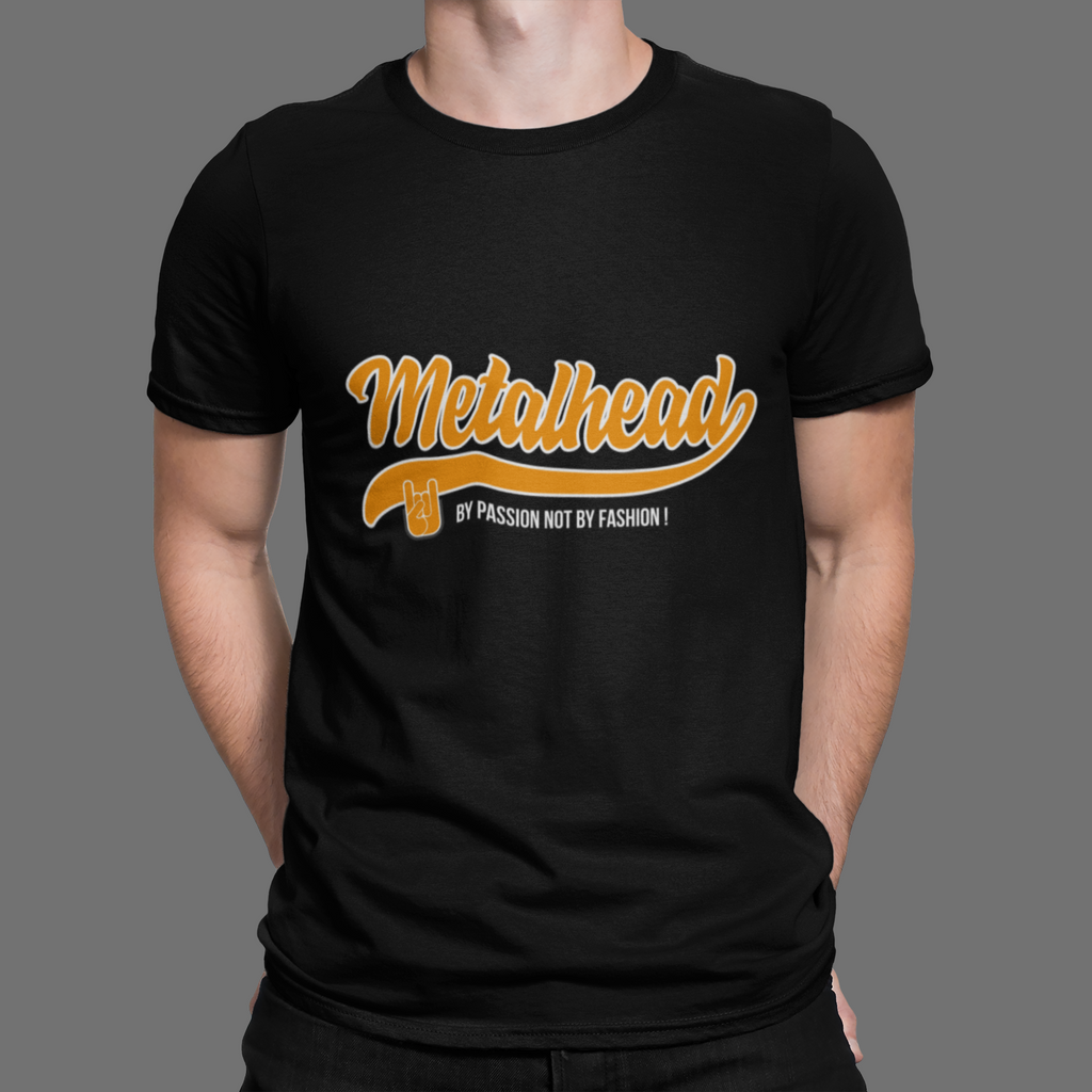 T-shirt Metalhead Black & Yellow
