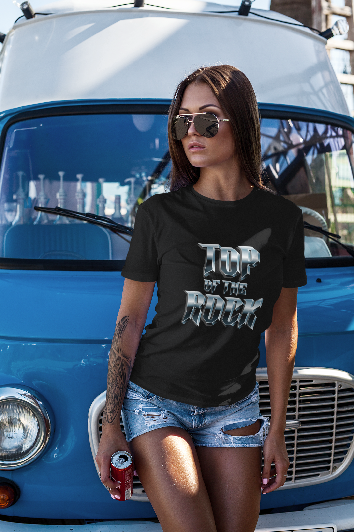 T-shirt Top of the Rock - Heavy Metal