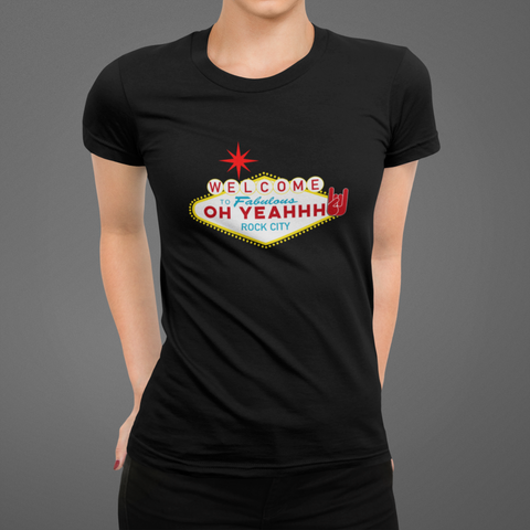 T-Shirt Femme OH YEAHHH - Col Large - Dispo en 3 coloris