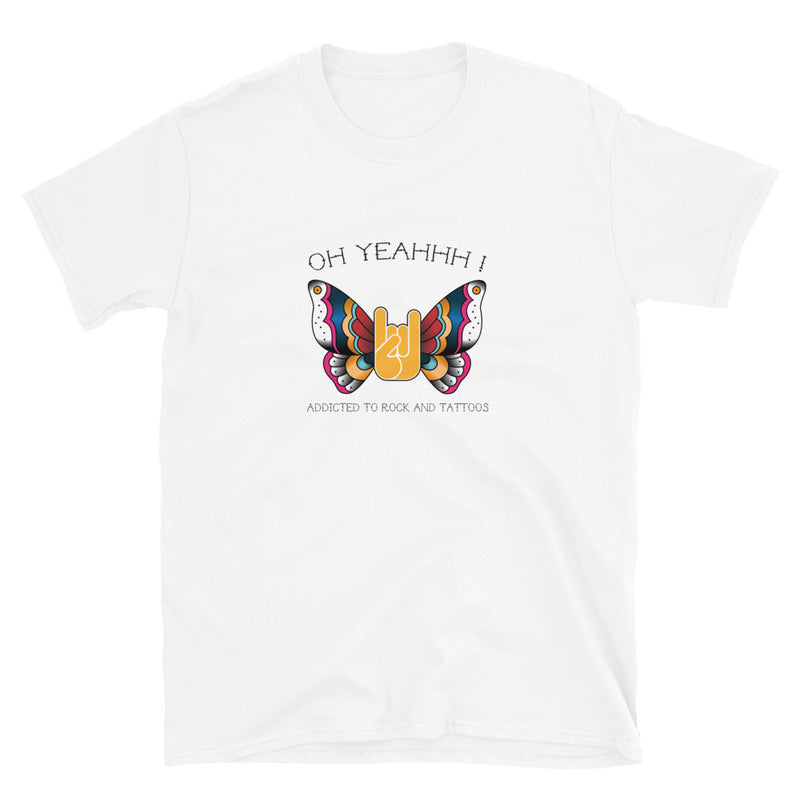 T-shirt femme, style rock, buttefly, tattoos, oh yeahhh