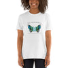 T-shirt Oh Yeahhh - Iron Butterfly Blue on white