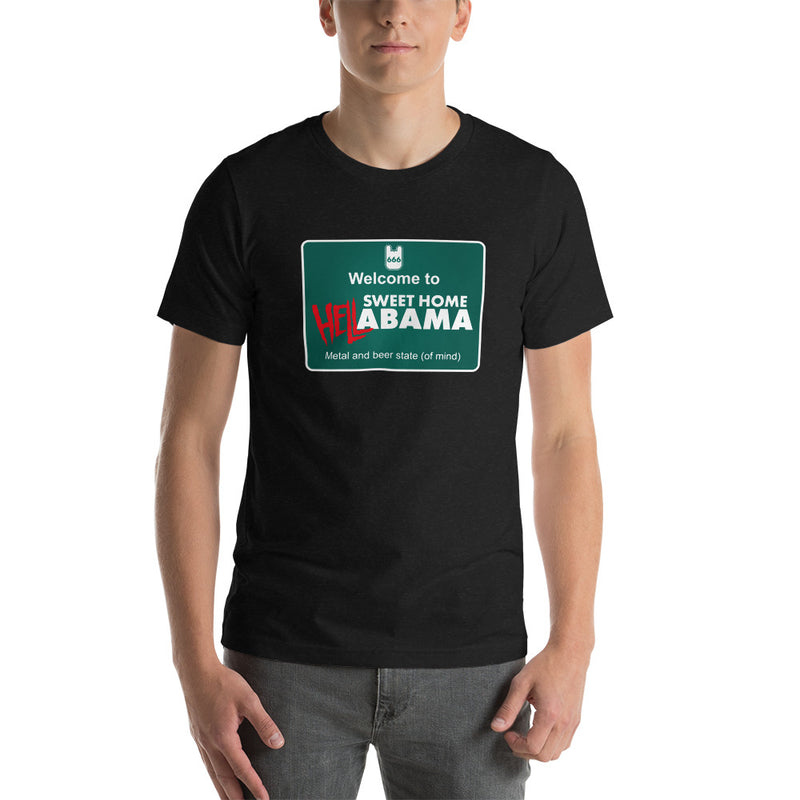 Alabama road sign tshirt, sweet home alabama rock tshirt