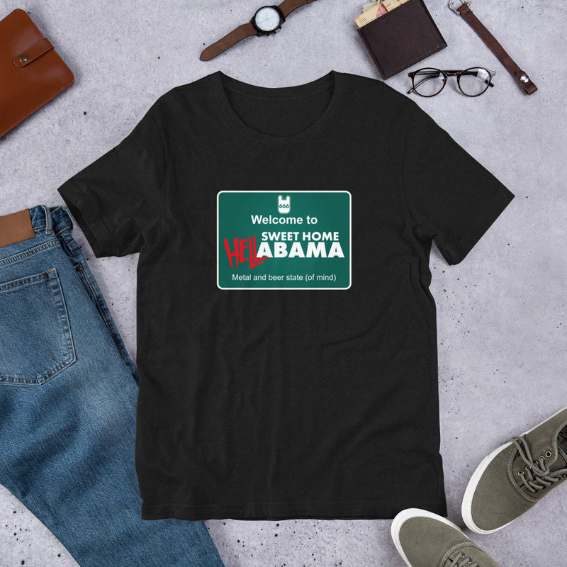Alabama road sign tshirt, sweet home alabama rock tshirt oh yeahhh, hellabama